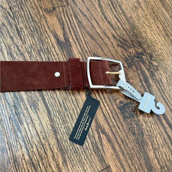 NWT RAG & BONE Jumbo Boyfriend Belt In Brown main image 9